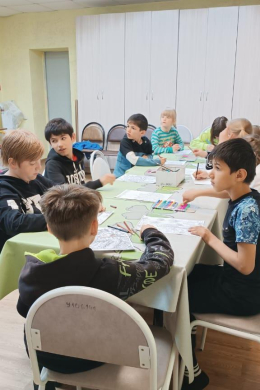 Релаксационное занятие с ребятами, посещающими ГКП "Непоседы" под названием "Волшебный лес!"