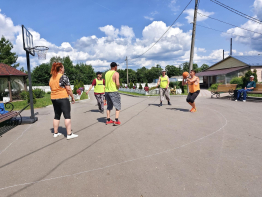 Первенство по стритболу.