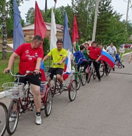 Велопробег, посвященный Дню России
