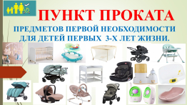 С 1 июля 2025 г. во Владимирской области начнут работать пункты проката с предметами первой необходимости для новорожденных детей.