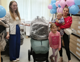 Открытие пункта проката для новорожденных детей