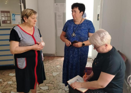Встреча с гражданами, вынужденно покинувшими территории Украины, Донецкой Народной Республики и Луганской Народной Республики и прибывшими на территорию Российской Федерации в экстренном массовом порядке, проживающими в «Авлад-отель»