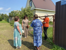  09.07.2025г Социальный рейс в д.Вязьмино  Андреевское сельское поселение.