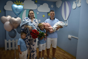 Тройное счастье: в семье Микшаковых из Гусь-Хрустального родились тройняшки