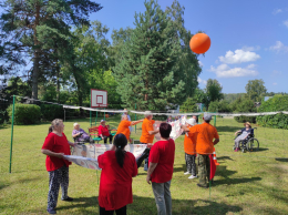 Гигантский волейбол