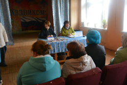 Социальный рейс в с. Архангел  Меленковского района