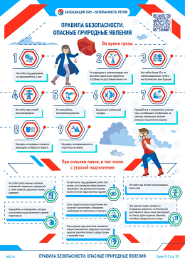 Позаботьтесь о безопасности в летний период!