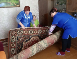 Работа социального обслуживания на дому граждан пожилого возраста и инвалидов