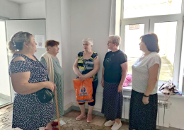 Встреча с гражданами, вынужденно покинувшими территории Украины, Донецкой Народной Республики и Луганской Народной Республики и прибывшими на территорию Российской Федерации в экстренном массовом порядке, проживающими в «Авлад-отель»