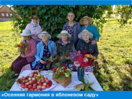 Осенняя гармония в яблоневом саду