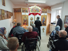 Молебен в честь праздника Покрова Божией Матери