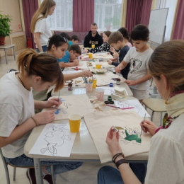 Мастер - класс с волонтерами