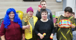 День рождения Буратино в доме социального обслуживания