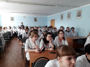 Информационная встреча со студентами на тему демографической ситуации в регионе