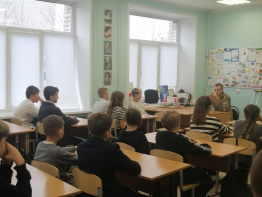 Встреча школьников с участником специальной военной операции