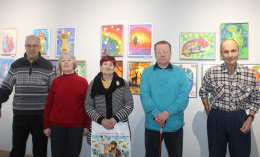 На выставке юных талантов