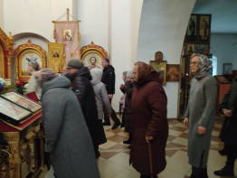 В Храм Святителя Николая Чудотворца села Мордыш привезли мощи Георгия Победоносца