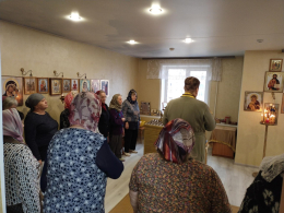 Молебен "Введение во храм Пресвятой Богородицы".