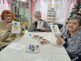 Мастер-класс "Снеговичок".