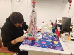 Создание новогоднего декора