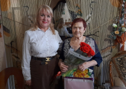 Поздравление долгожителя с Юбилеем