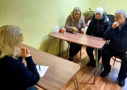 Прошла встреча в пункте временного размещения «Космополит»