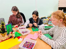 В новогодней мастерской