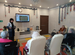 Предновогоднее настроение в отделении милосердия