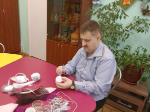 НОВОГОДНЯЯ МОЗАИКА ИЗ ТКАНИ