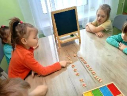 На занятиях по математике 