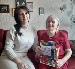 Поздравление жителей блокадного Ленинграда