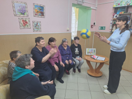 Сегодня в доме социального обслуживания царила атмосфера игры и творчества! 