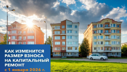 Изменение размера по услуге взнос на капитальный ремонт