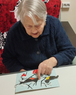 Мастер-класс "Аппликация на зимнюю тематику"