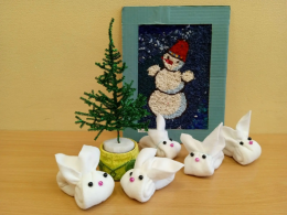 Мастер-класс "Зайчики"