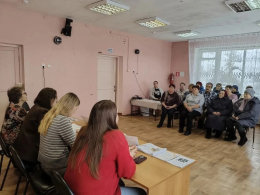 Встреча с жителями деревни Быкасово