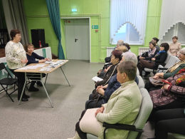 Встреча с жителями поселка Галицы