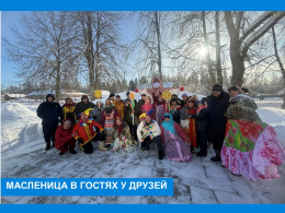 Масленица в гостях у друзей 