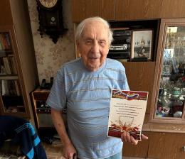 Поздравление участников Великой Отечественной войны