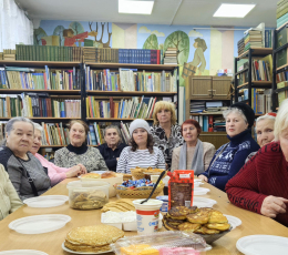 Литературно-музыкальный вечер  «Масленица идёт, блин да мёд несёт!»