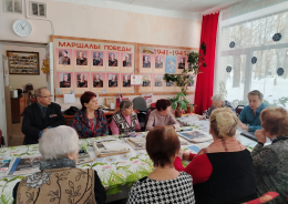 24.02.2026 года в помещении «Совета ветеранов Фрунзенского района» прошла встреча с жителями района