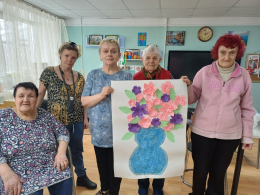 Мастер-класс "Объемная ваза с цветами".