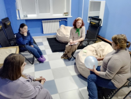 ТРЕНИНГОВОЕ ЗАНЯТИЕ ДЛЯ РОДИТЕЛЕЙ В КАМЕШКОВСКОМ СМФЦ