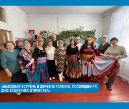 "Выездная встреча в деревне Галкино, посвящённая Дню Защитника Отечества"