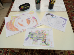 Занятие с психологом "Фрактальное рисование"