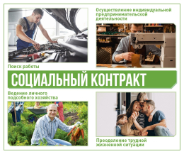 Социальный контракт – это один из видов государственной социальной помощи