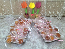 Сладкие петушки к 8 Марта 