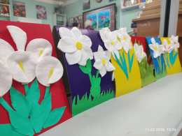  Мастер -класс "Милый весенний букет"