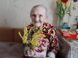 Поздравление с 8 марта женщины-ветерана