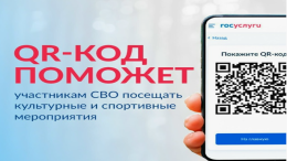 QR-код для подтверждения  статуса участника СВО
